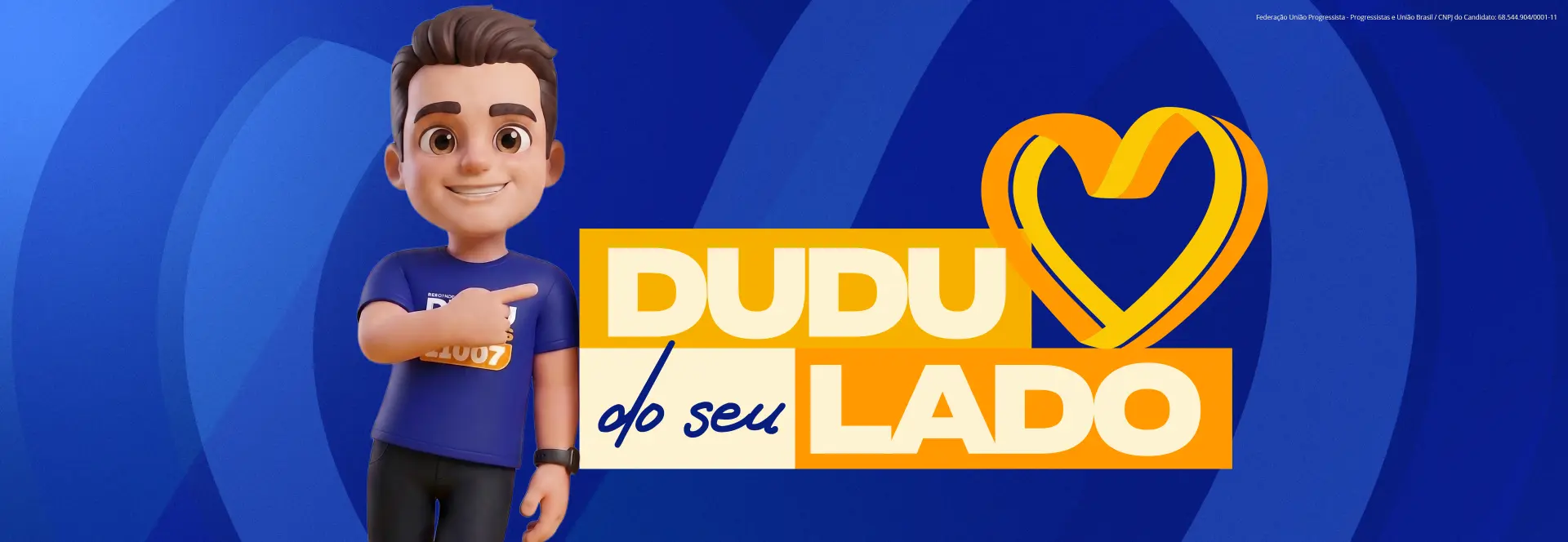 Dudu do seu Lado — Dudu Soares cumprimentando um apoiador
